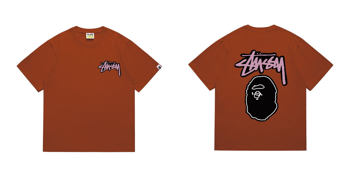 BAPE Dark-Face Graffiti Graphic T-Shirt — comparison