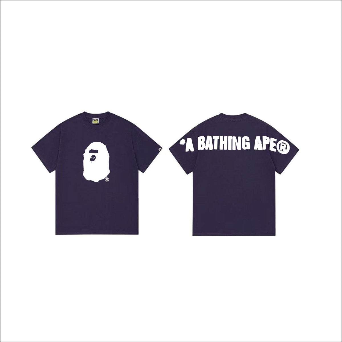 BAPE Front and Back Graphic T-Shirt — front