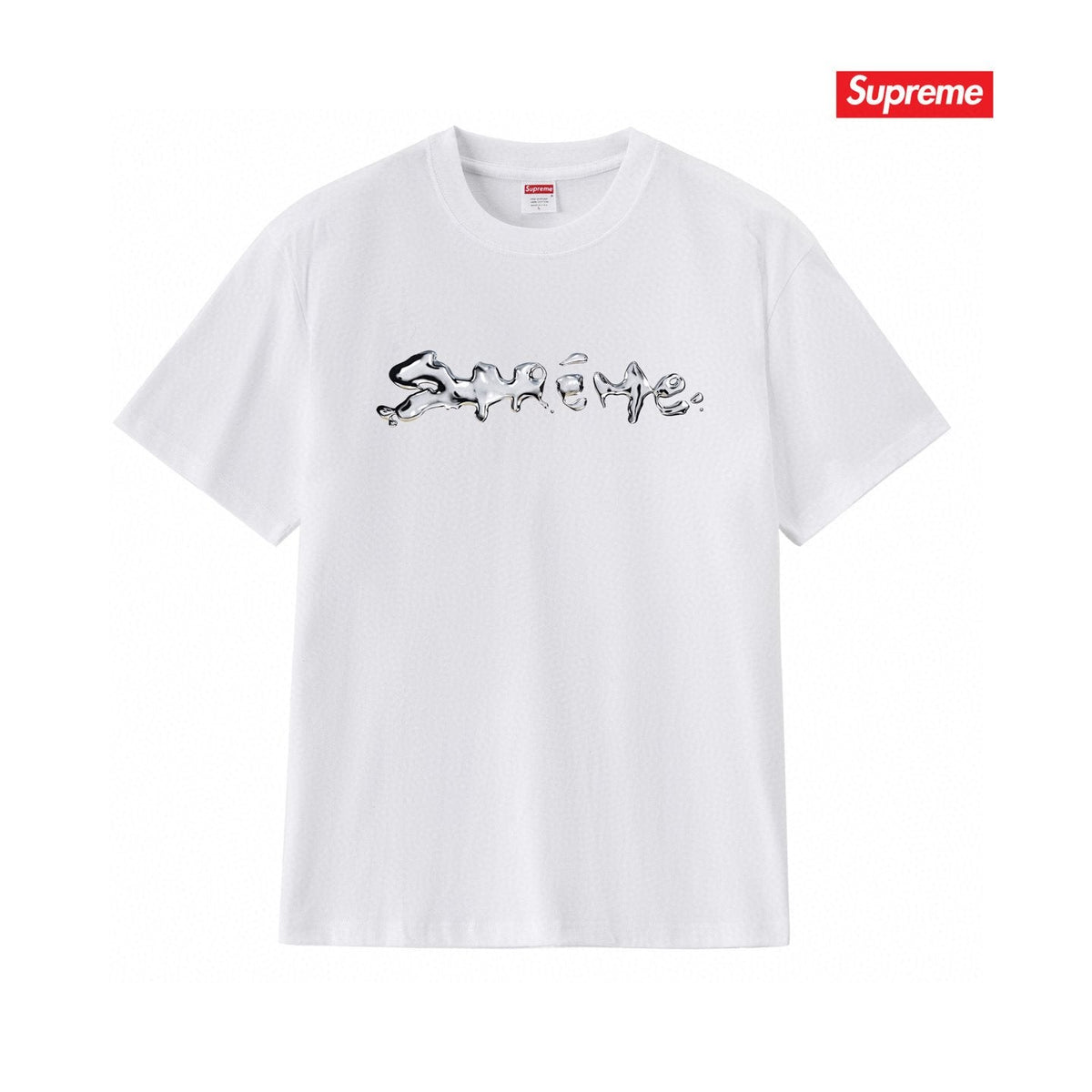 Supreme Chrome Wordmark Short-Sleeve T-Shirt — front