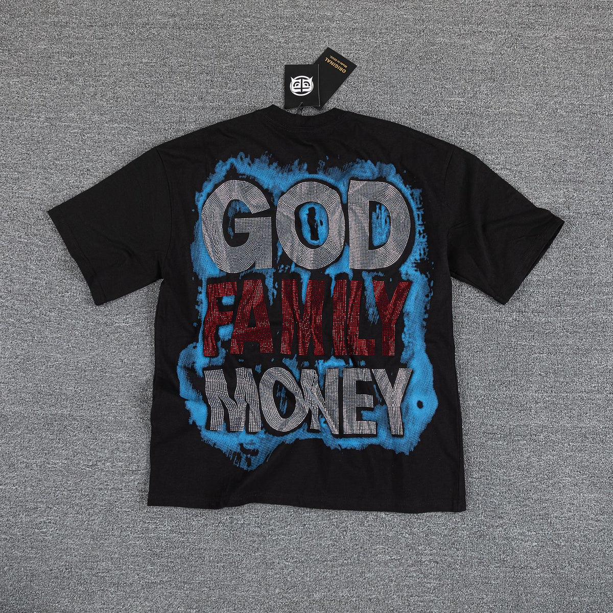 Alfonseca God Family Money Graphic T-Shirt — back